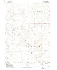 Dante South Dakota Historical topographic map, 1:24000 scale, 7.5 X 7.5 Minute, Year 1972