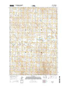 Date South Dakota Current topographic map, 1:24000 scale, 7.5 X 7.5 Minute, Year 2015