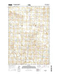 Date NE South Dakota Current topographic map, 1:24000 scale, 7.5 X 7.5 Minute, Year 2015