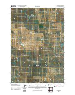 Daviston South Dakota Historical topographic map, 1:24000 scale, 7.5 X 7.5 Minute, Year 2012