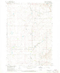 De Grey NE South Dakota Historical topographic map, 1:24000 scale, 7.5 X 7.5 Minute, Year 1967