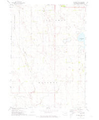 De Smet SE South Dakota Historical topographic map, 1:24000 scale, 7.5 X 7.5 Minute, Year 1971