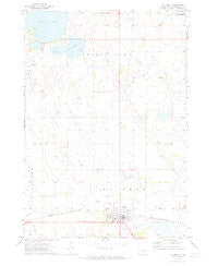De Smet South Dakota Historical topographic map, 1:24000 scale, 7.5 X 7.5 Minute, Year 1971
