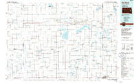 De Smet South Dakota Historical topographic map, 1:100000 scale, 30 X 60 Minute, Year 1985