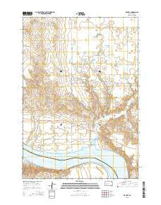 De Grey South Dakota Current topographic map, 1:24000 scale, 7.5 X 7.5 Minute, Year 2015