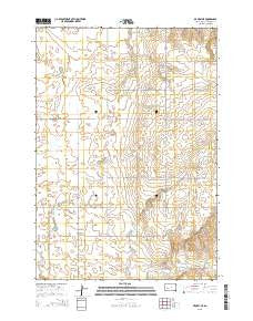 De Grey NE South Dakota Current topographic map, 1:24000 scale, 7.5 X 7.5 Minute, Year 2015