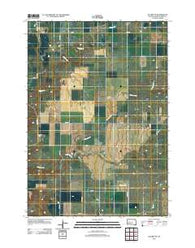 De Grey SE South Dakota Historical topographic map, 1:24000 scale, 7.5 X 7.5 Minute, Year 2012