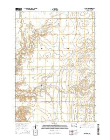De Grey SE South Dakota Current topographic map, 1:24000 scale, 7.5 X 7.5 Minute, Year 2015