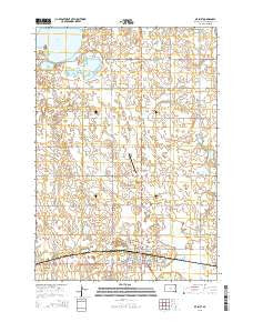 De Smet South Dakota Current topographic map, 1:24000 scale, 7.5 X 7.5 Minute, Year 2015