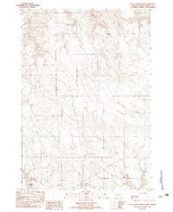 Dead Horse Draw South Dakota Historical topographic map, 1:24000 scale, 7.5 X 7.5 Minute, Year 1982