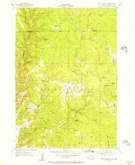 Dead Horse Flats South Dakota Historical topographic map, 1:24000 scale, 7.5 X 7.5 Minute, Year 1955