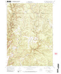 Dead Horse Flats South Dakota Historical topographic map, 1:24000 scale, 7.5 X 7.5 Minute, Year 1955