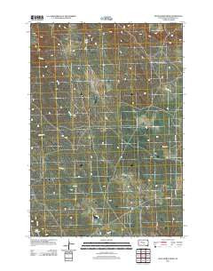Dead Horse Draw South Dakota Historical topographic map, 1:24000 scale, 7.5 X 7.5 Minute, Year 2012