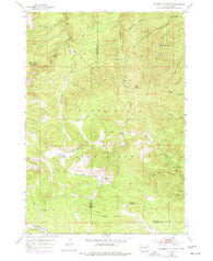 Deadman Mountain South Dakota Historical topographic map, 1:24000 scale, 7.5 X 7.5 Minute, Year 1954