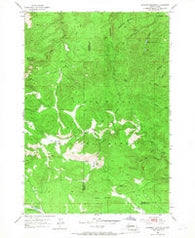 Deadman Mountain South Dakota Historical topographic map, 1:24000 scale, 7.5 X 7.5 Minute, Year 1954