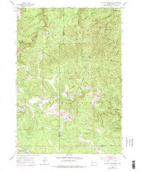 Deadman Mountain South Dakota Historical topographic map, 1:24000 scale, 7.5 X 7.5 Minute, Year 1954