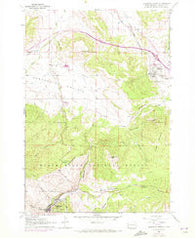 Deadwood North South Dakota Historical topographic map, 1:24000 scale, 7.5 X 7.5 Minute, Year 1961