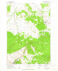 Deadwood North South Dakota Historical topographic map, 1:24000 scale, 7.5 X 7.5 Minute, Year 1961