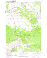 Deadwood North South Dakota Historical topographic map, 1:24000 scale, 7.5 X 7.5 Minute, Year 1961