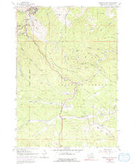 Deadwood South South Dakota Historical topographic map, 1:24000 scale, 7.5 X 7.5 Minute, Year 1961