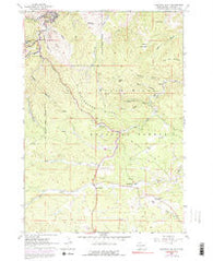 Deadwood South South Dakota Historical topographic map, 1:24000 scale, 7.5 X 7.5 Minute, Year 1961