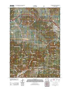 Deadwood North South Dakota Historical topographic map, 1:24000 scale, 7.5 X 7.5 Minute, Year 2012