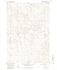 Deep Creek NE South Dakota Historical topographic map, 1:24000 scale, 7.5 X 7.5 Minute, Year 1952