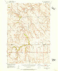 Deep Creek SE South Dakota Historical topographic map, 1:24000 scale, 7.5 X 7.5 Minute, Year 1952