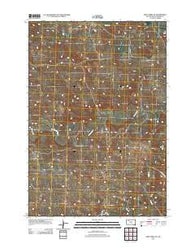 Deep Creek NE South Dakota Historical topographic map, 1:24000 scale, 7.5 X 7.5 Minute, Year 2012