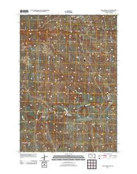 Deep Creek NW South Dakota Historical topographic map, 1:24000 scale, 7.5 X 7.5 Minute, Year 2012