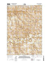 Deep Creek NW South Dakota Current topographic map, 1:24000 scale, 7.5 X 7.5 Minute, Year 2015