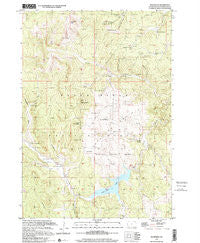 Deerfield South Dakota Historical topographic map, 1:24000 scale, 7.5 X 7.5 Minute, Year 1998