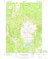 Deerfield South Dakota Historical topographic map, 1:24000 scale, 7.5 X 7.5 Minute, Year 1956
