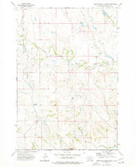 Deers Ears Butte North South Dakota Historical topographic map, 1:24000 scale, 7.5 X 7.5 Minute, Year 1973