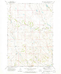 Deers Ears Butte North South Dakota Historical topographic map, 1:24000 scale, 7.5 X 7.5 Minute, Year 1973