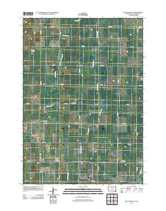 Dell Rapids NE South Dakota Historical topographic map, 1:24000 scale, 7.5 X 7.5 Minute, Year 2012