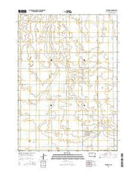 Delmont South Dakota Current topographic map, 1:24000 scale, 7.5 X 7.5 Minute, Year 2015