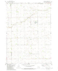 Delmont NE South Dakota Historical topographic map, 1:24000 scale, 7.5 X 7.5 Minute, Year 1979