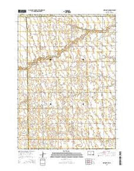 Delmont NE South Dakota Current topographic map, 1:24000 scale, 7.5 X 7.5 Minute, Year 2015