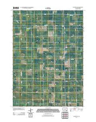 Delmont SE South Dakota Historical topographic map, 1:24000 scale, 7.5 X 7.5 Minute, Year 2012