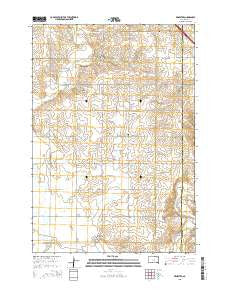 Dempster South Dakota Current topographic map, 1:24000 scale, 7.5 X 7.5 Minute, Year 2015
