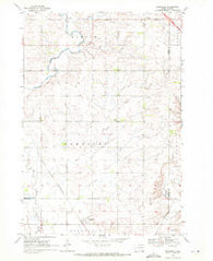 Dempster South Dakota Historical topographic map, 1:24000 scale, 7.5 X 7.5 Minute, Year 1969