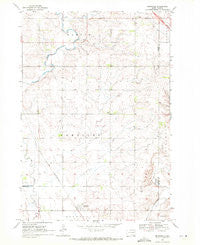 Dempster South Dakota Historical topographic map, 1:24000 scale, 7.5 X 7.5 Minute, Year 1969