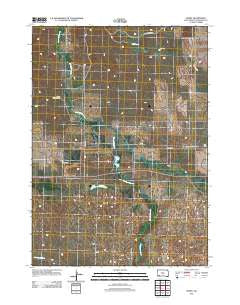 Denby South Dakota Historical topographic map, 1:24000 scale, 7.5 X 7.5 Minute, Year 2012