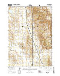 Dewey South Dakota Current topographic map, 1:24000 scale, 7.5 X 7.5 Minute, Year 2015