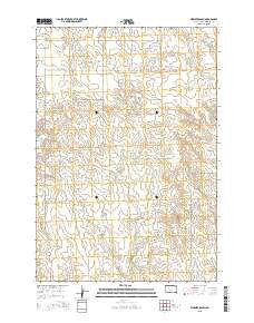 Diermier Ranch South Dakota Current topographic map, 1:24000 scale, 7.5 X 7.5 Minute, Year 2015