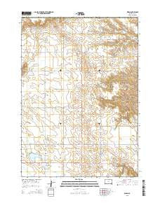 Dixon South Dakota Current topographic map, 1:24000 scale, 7.5 X 7.5 Minute, Year 2015