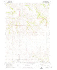 Dixon SE South Dakota Historical topographic map, 1:24000 scale, 7.5 X 7.5 Minute, Year 1971