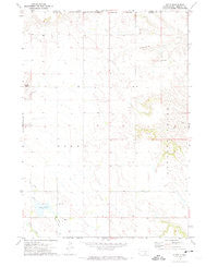 Dixon South Dakota Historical topographic map, 1:24000 scale, 7.5 X 7.5 Minute, Year 1971