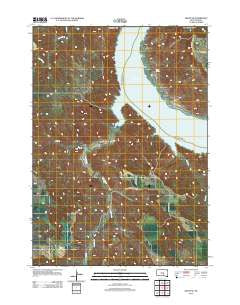 Dixon NE South Dakota Historical topographic map, 1:24000 scale, 7.5 X 7.5 Minute, Year 2012